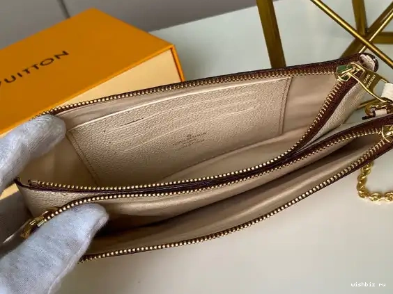 WIS POCHETTE ZIP VUITTON LOUIS DOUBLE 0425